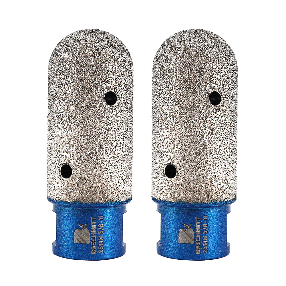 BRSCHNITT M14 & 5/8"-11 Diamond Milling Finger Bit 10-30mm for Tile Marble Hole Enlarging Vacuum Brazed
