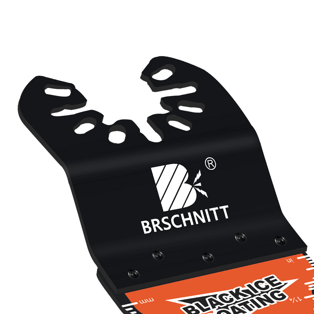 BRSCHNITT Carbide Oscillating Saw Blades with TICN Black Ice Coating for Cutting Nails Bolts Screws Iron