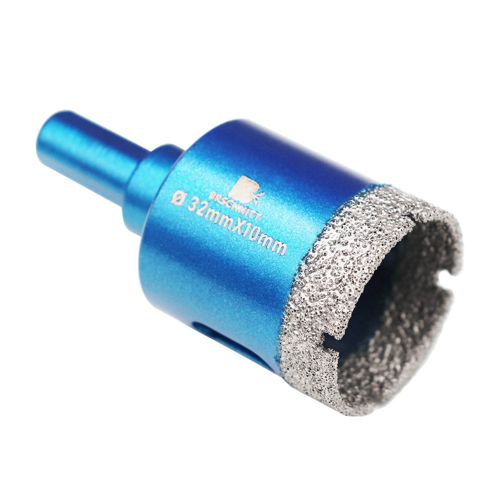 BRSCHNITT Triangle Shank Diamond Hole Saw 20-65mm for Porcelain Tile Ceramic Granite Vacuum Brazed