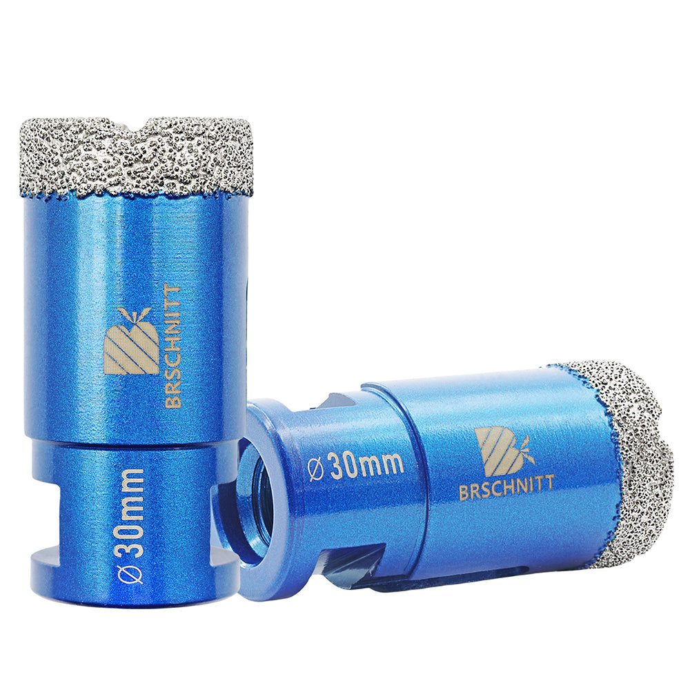 BRSCHNITT Diamant-Kernbohrer, 1 Stück, Durchmesser 6–125 mm, vakuumgelötete Diamant-Lochsäge für Marmor, Granit, Keramik, Porzellan, Fliesen mit M14-Gewinde