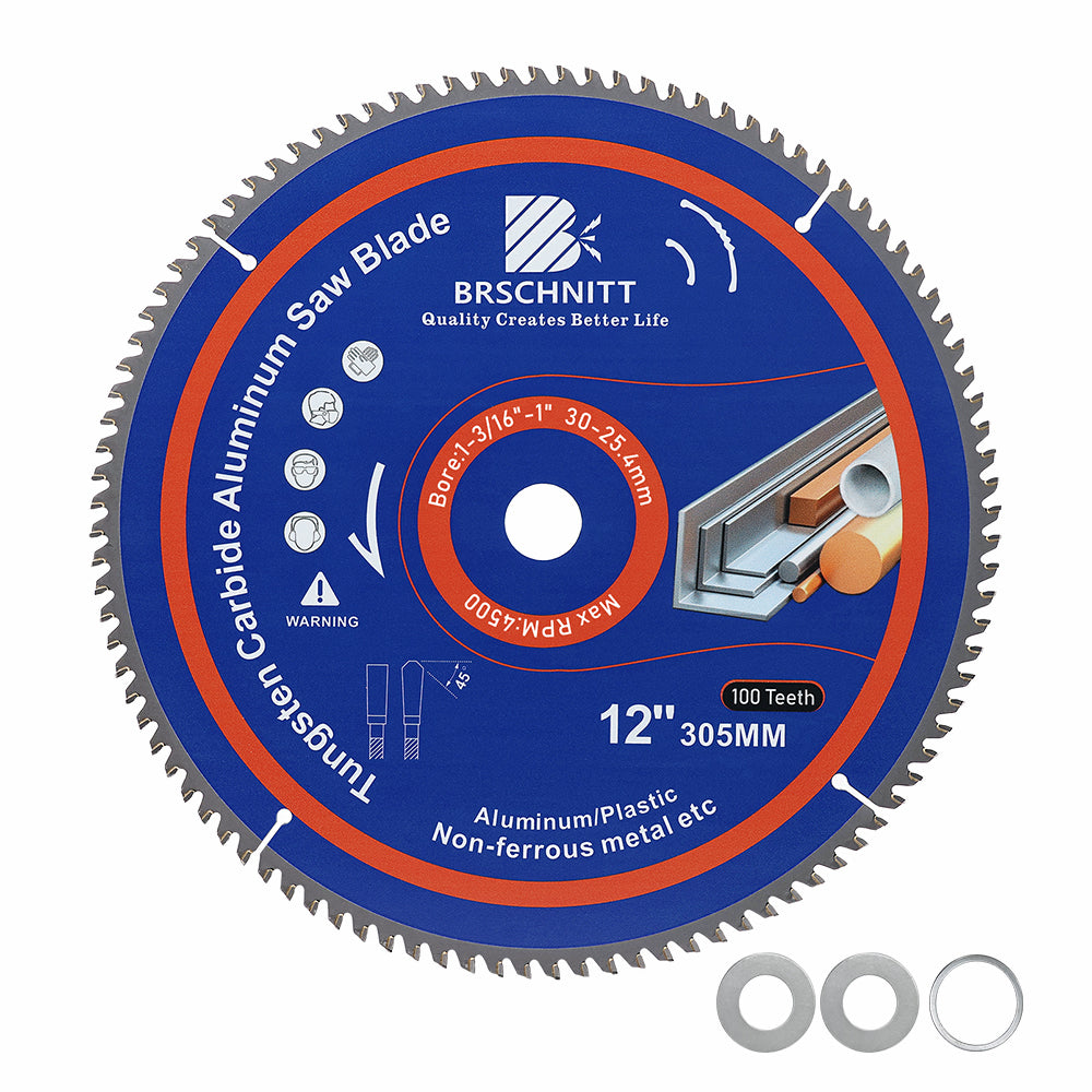 BRSCHNITT 1 Stück/2 Stück 184/255/305 mm Sägeblätter zum Schneiden von Aluminium-Kunststoff 