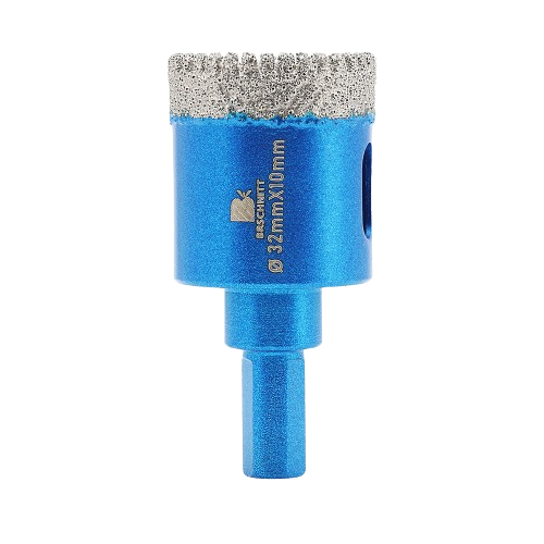 BRSCHNITT Triangle Shank Dry Diamond Core Drill Bit 20-65mm for Porcelain Tile Ceramic Granite Marble