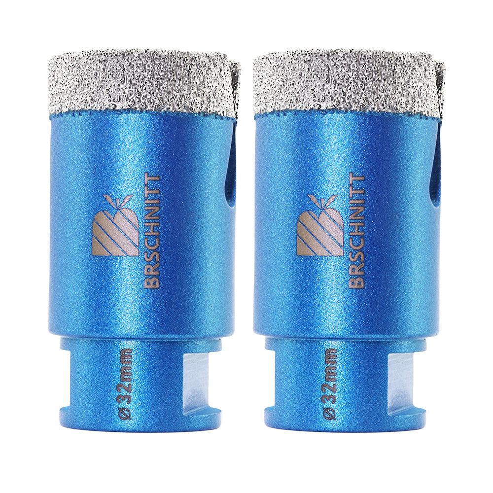 BRSCHNITT M14 Thread Diamond Dry & Wet Hole Saw with Lightning Teeth 20-150mm for Porcelain Tile Granite Marble