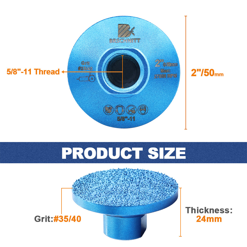 BRSCHNITT 1pc Diamond Flat Grinding Wheel For Rough Grinding Levelling Marble Quartz stone Granite Cobblestone Grinding Disc