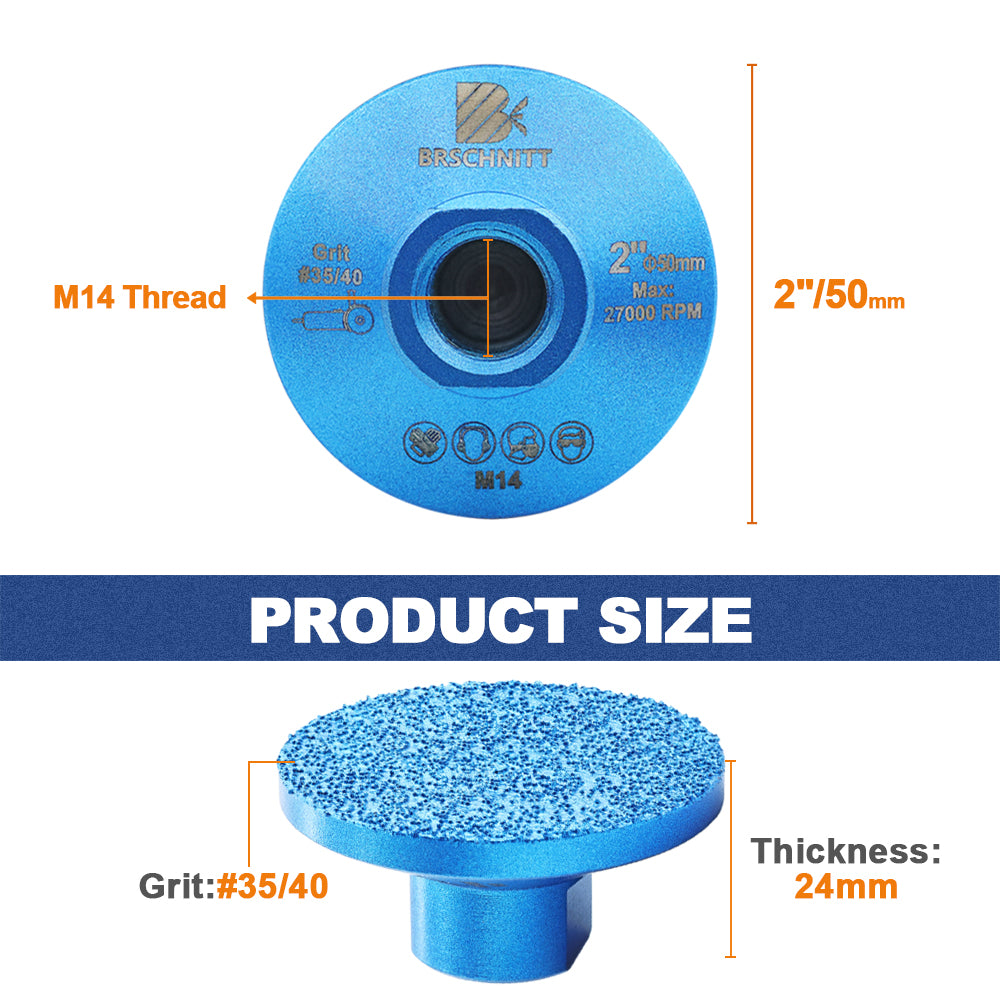 BRSCHNITT 1pc Diamond Flat Grinding Wheel For Rough Grinding Levelling Marble Quartz stone Granite Cobblestone Grinding Disc