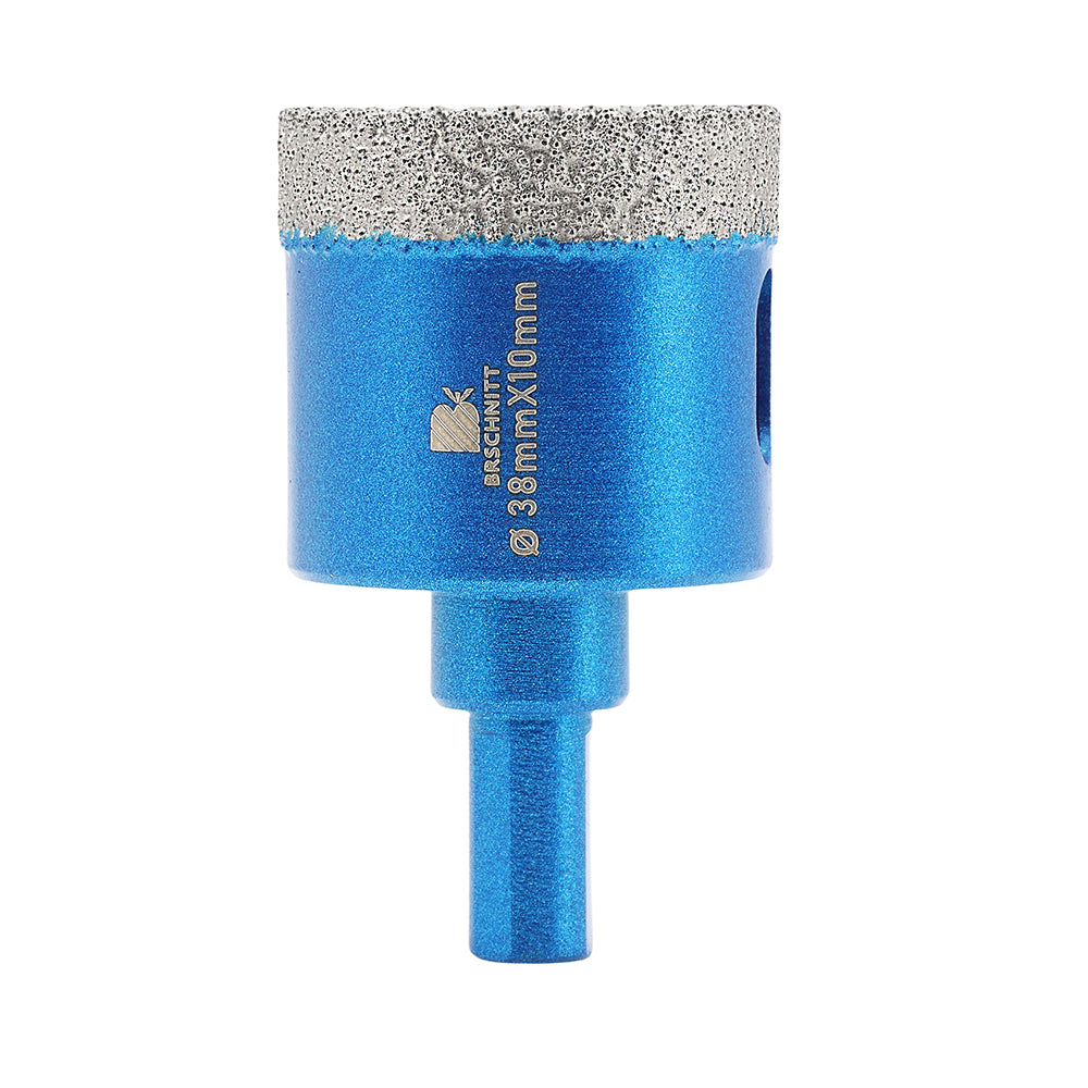 BRSCHNITT Triangle Shank Dry Diamond Core Drill Bit 20-65mm for Porcelain Tile Ceramic Granite Marble
