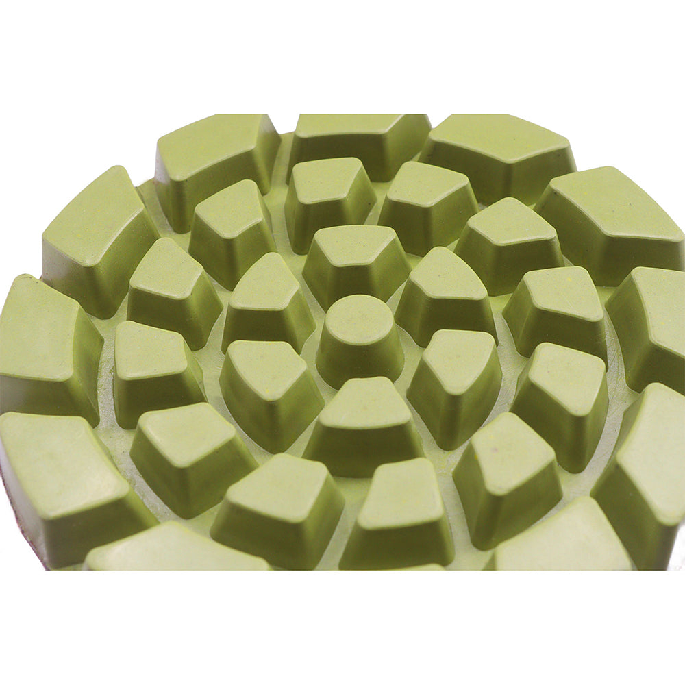 BRSCHNITT 6pcs Resin Bond Diamond Floor Polishing Pads 4" for Concrete Polishing