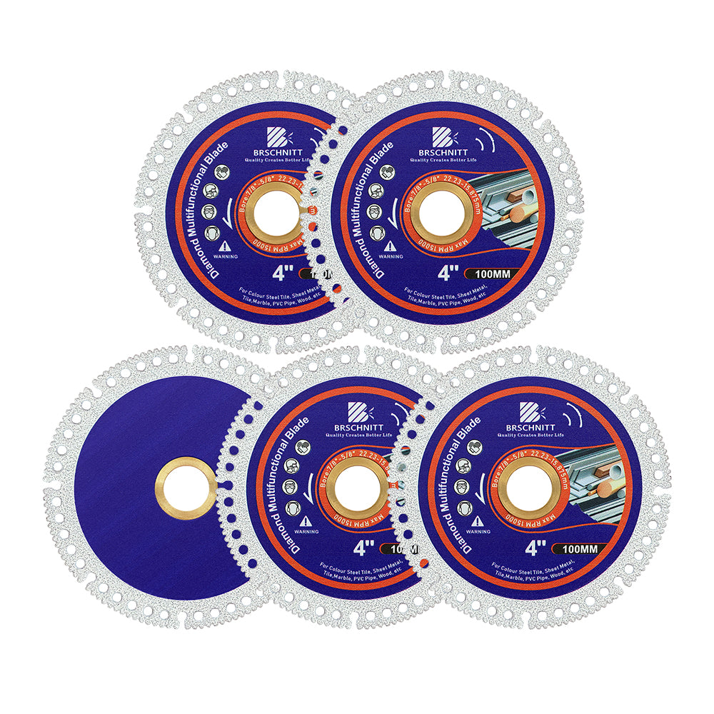 BRSCHNITT Multifunctional Cutting Disc 75-115mm for Smooth Cutting Grinding Chamfering