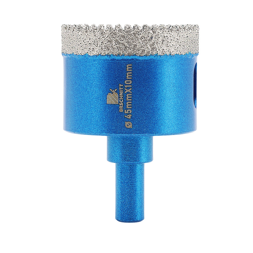 BRSCHNITT Triangle Shank Dry Diamond Core Drill Bit 20-65mm for Porcelain Tile Ceramic Granite Marble