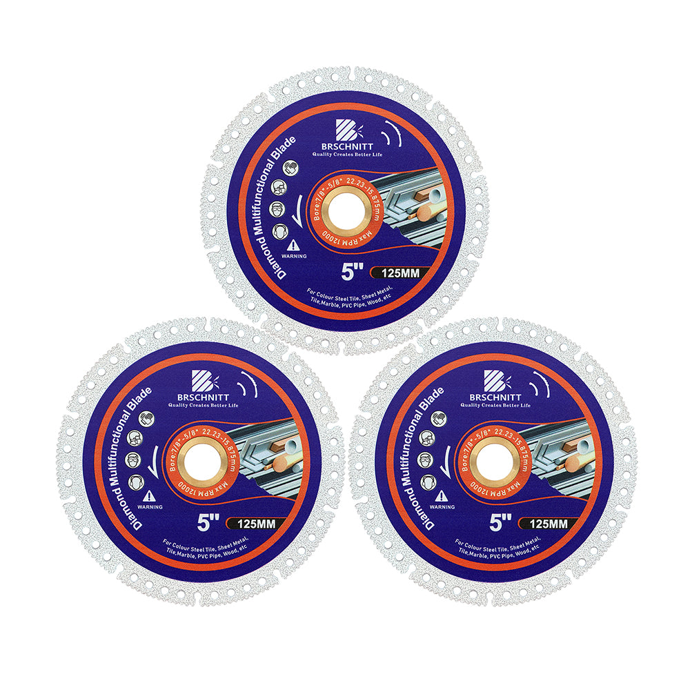 BRSCHNITT Multifunctional Cutting Disc 75-115mm for Smooth Cutting Grinding Chamfering