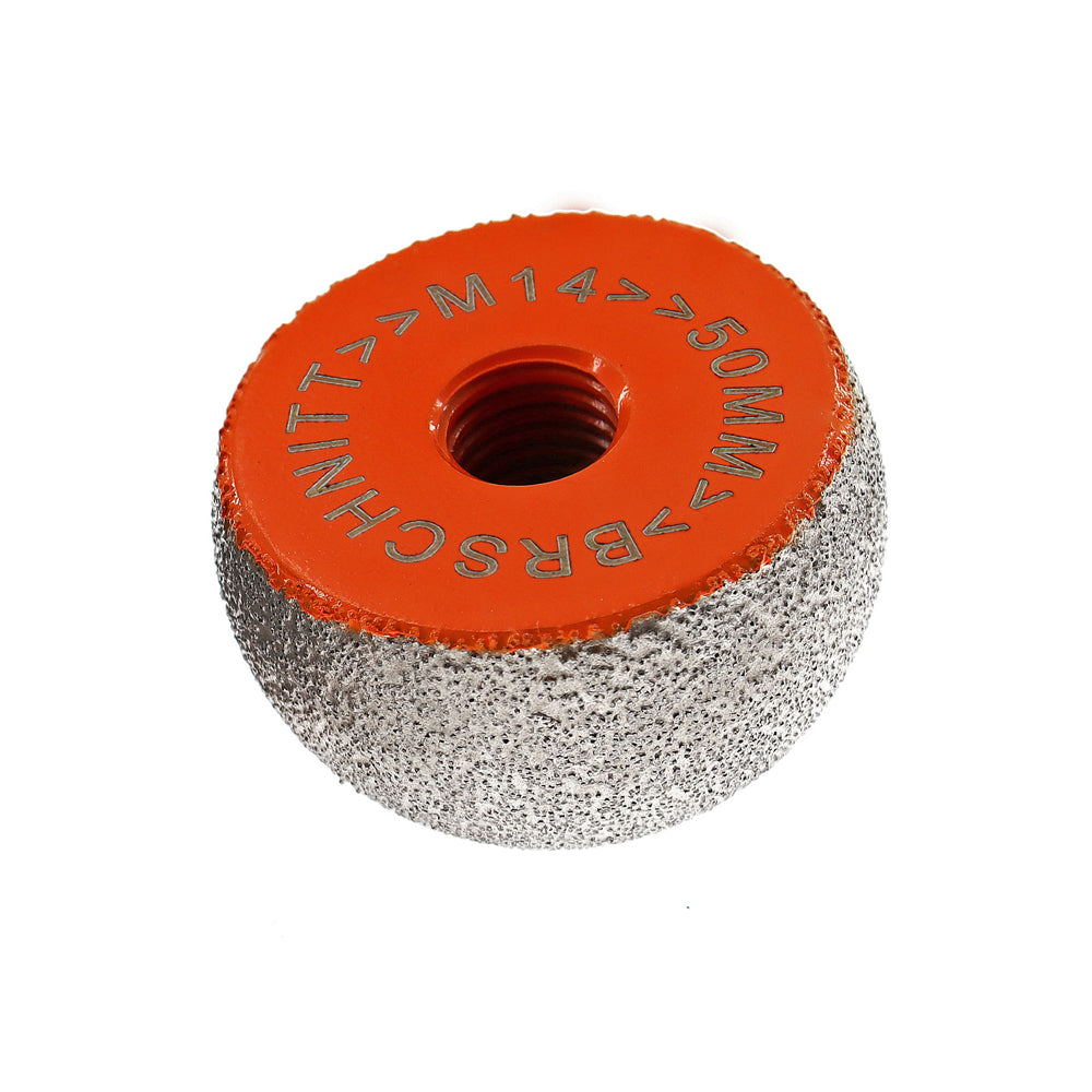 BRSCHNITT M14 & 5/8"-11 Diamond Mushroom Head Milling Bit 30-50mm for Pebble Marble Granite