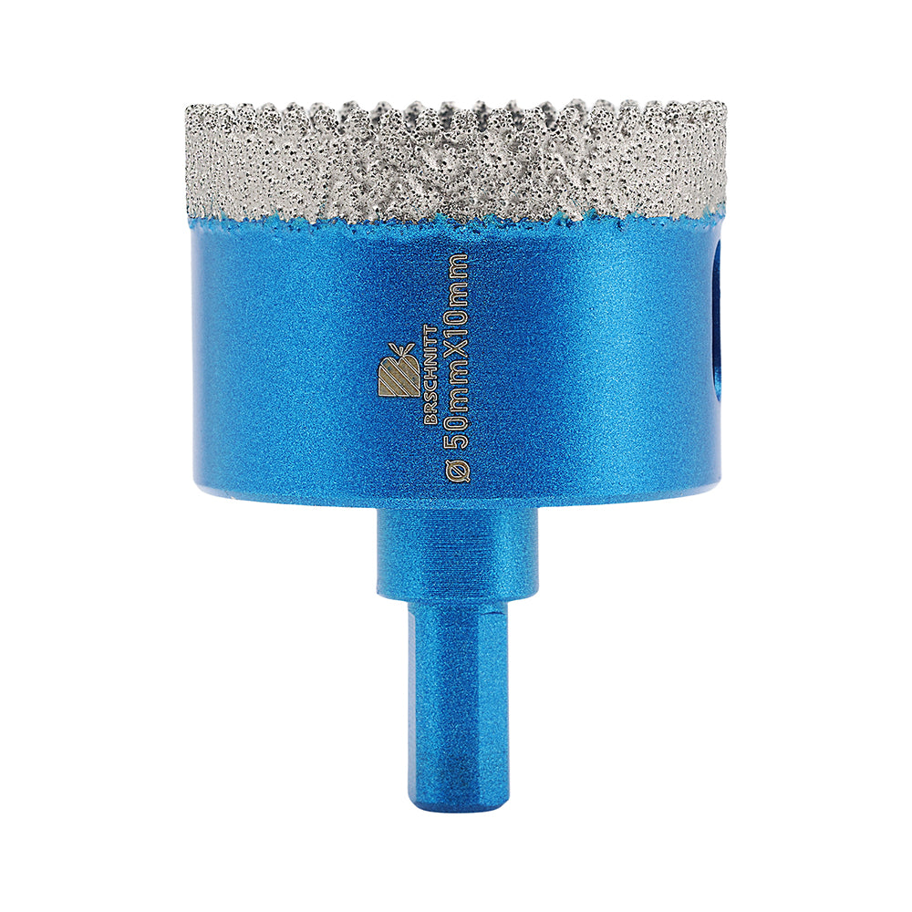 BRSCHNITT Triangle Shank Dry Diamond Core Drill Bit 20-65mm for Porcelain Tile Ceramic Granite Marble