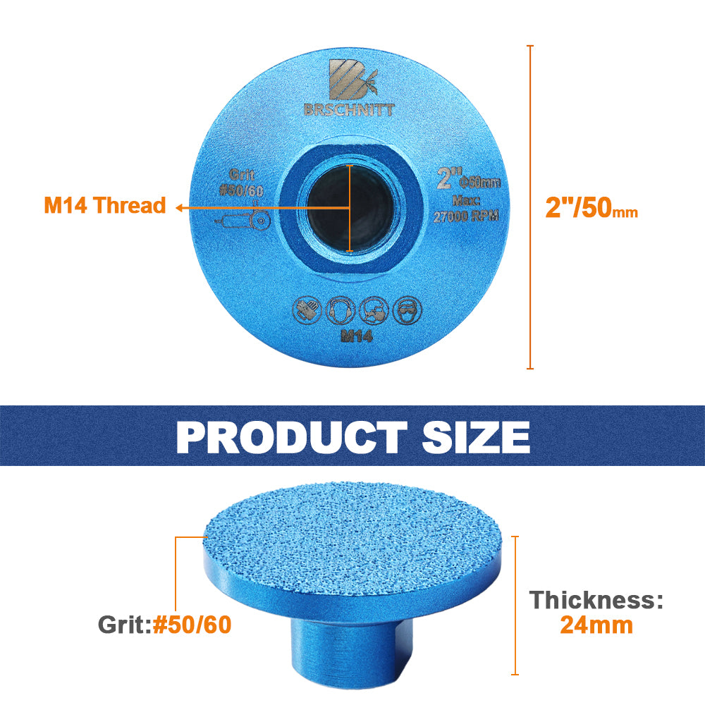 BRSCHNITT 1pc Diamond Flat Grinding Wheel For Rough Grinding Levelling Marble Quartz stone Granite Cobblestone Grinding Disc