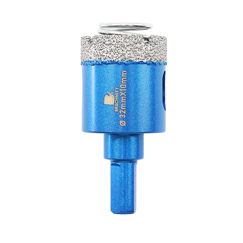 BRSCHNITT  1pc 20-65mm  Triangle Shank Diamond Hole Saw Diamond Core Drill Bits Set for Ceramic Tile Marble Granite Drilling Diamond Core Drill Bits