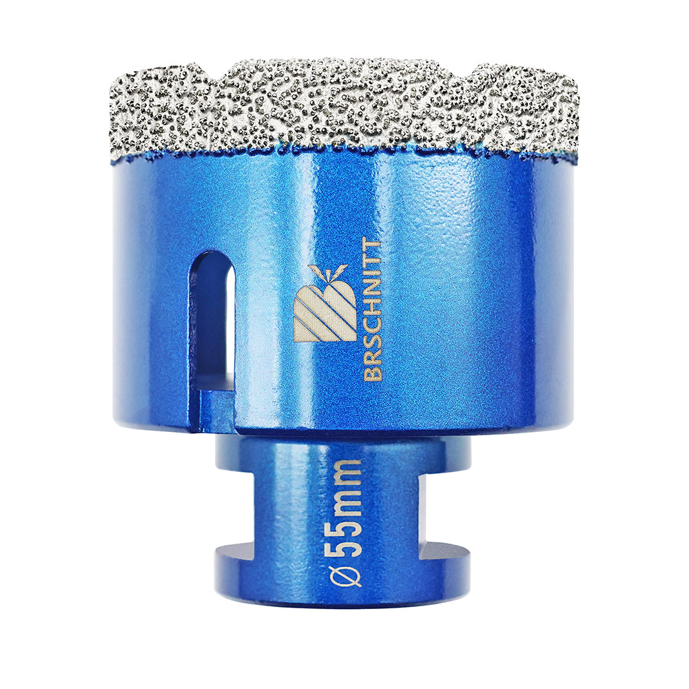 BRSCHNITT Diamant-Kernbohrer, 1 Stück, Durchmesser 6–125 mm, vakuumgelötete Diamant-Lochsäge für Marmor, Granit, Keramik, Porzellan, Fliesen mit M14-Gewinde
