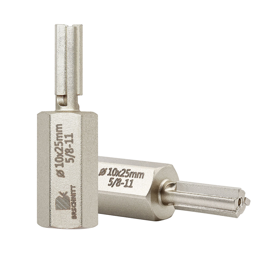 BRSCHNITT M14 & 5/8"-11 Carbide Mortar Raking Bit 10mm for Angle Grinder Brick Joint Removal