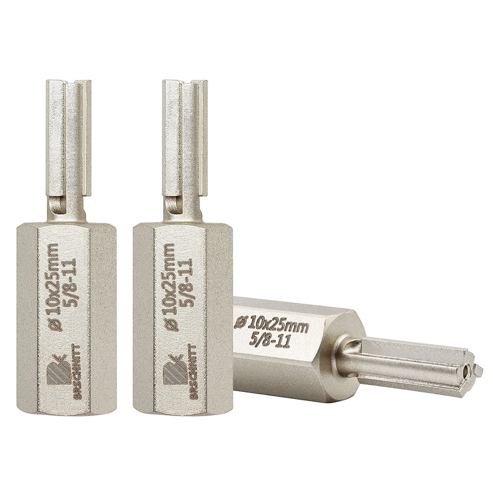 BRSCHNITT M14 & 5/8"-11 Carbide Mortar Raking Bit 10mm for Angle Grinder Brick Joint Removal