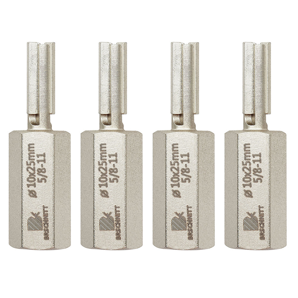 BRSCHNITT M14 & 5/8"-11 Carbide Mortar Raking Bit 10mm for Angle Grinder Brick Joint Removal