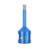 BRSCHNITT 5/8"-11 Thread Diamond Dry & Wet Hole Saw 1/4"-6" for Ceramic Porcelain Vacuum Brazed
