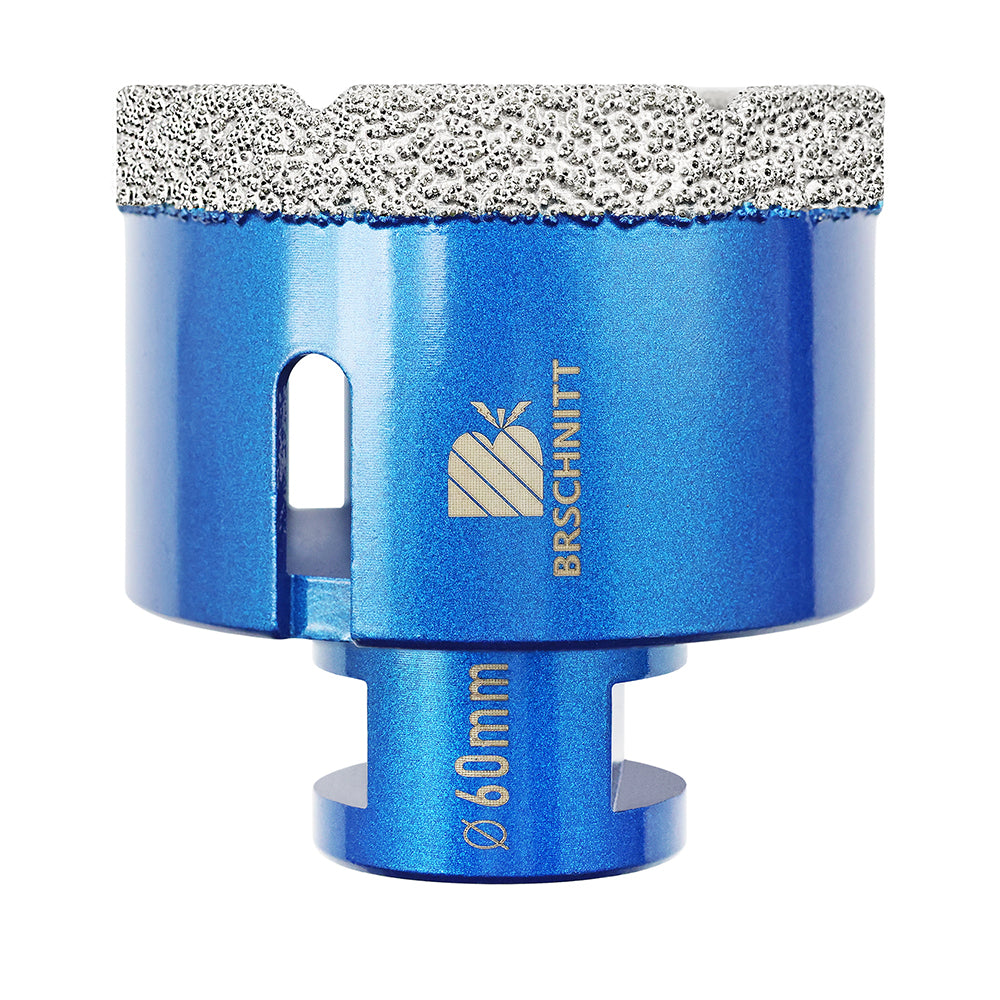 BRSCHNITT Diamant-Kernbohrer, 1 Stück, Durchmesser 6–125 mm, vakuumgelötete Diamant-Lochsäge für Marmor, Granit, Keramik, Porzellan, Fliesen mit M14-Gewinde