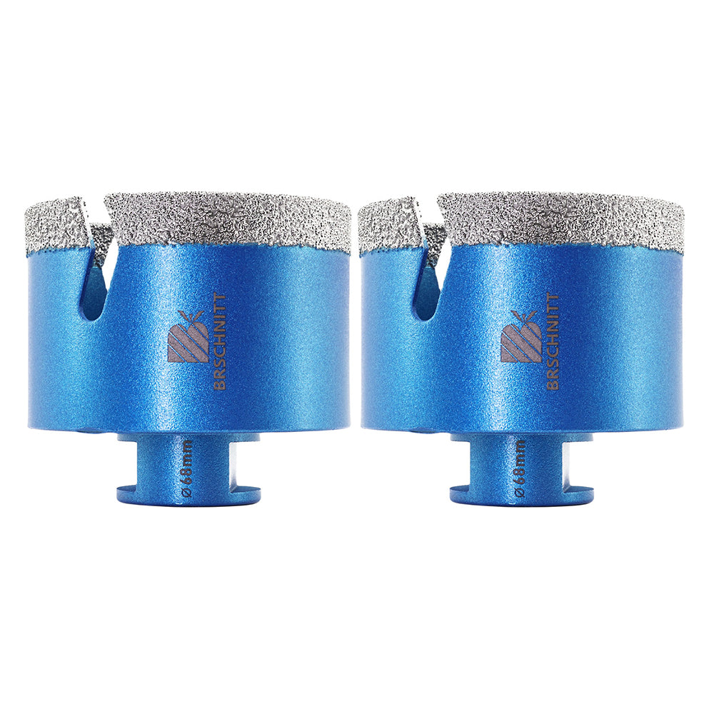 BRSCHNITT M14 Thread Diamond Dry & Wet Hole Saw with Lightning Teeth 20-150mm for Porcelain Tile Granite Marble