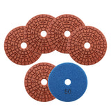BRSCHNITT Metall-Nassschleifscheibe vom Typ „Auspicious Cloud“, 1 Stück oder 6 Stück, 10,2 cm, Polierpads für Granit, Marmor und Kunststein