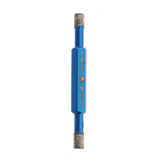 BRSCHNITT Dry Double-Ended Diamond Hole Saw 6-8mm for Granite Marble Masonry Tile Ceramic Vacuum Brazed