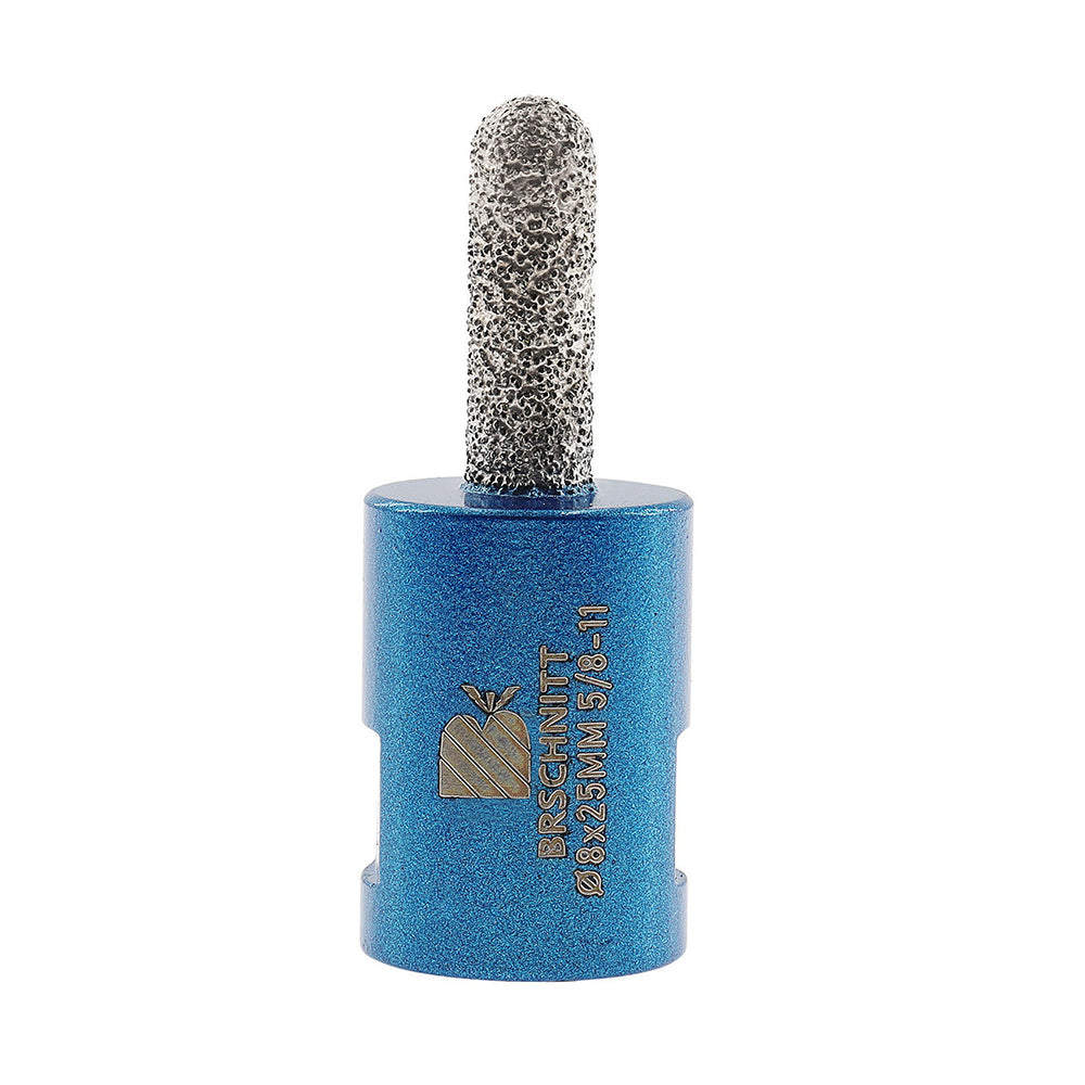 Diamond Mortar Raking Bit,BRSCHNITT 5/16 Inch X 4 Inch Diamond Mortar Router With 5/8-11 Thread For Mortar Raking Tuck Pointing Granite Marble Concrete Masonry Stone Removals (8x100mm