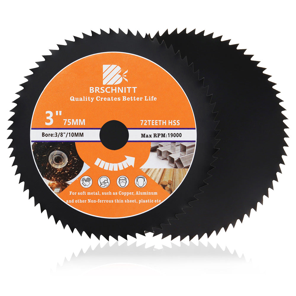 Lame de scie circulaire à métaux HSS BRSCHNITT 85 mm pour Spofter Metal et Cooper