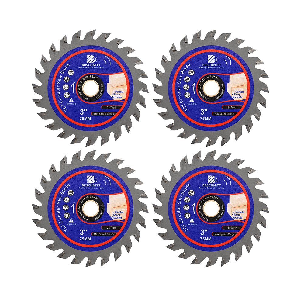 BRSCHNITT 3-3/8'' TCT Sägeblatt Hartmetall Schneiden von Holz Kunststoff PVC