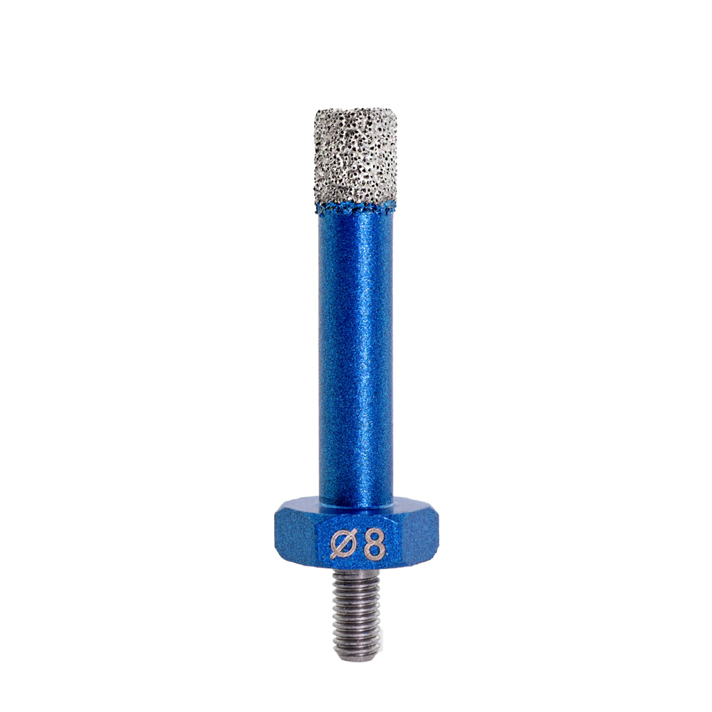BRSCHNITT M5 Thread Diamond Dry Core Drill Bit 5-10mm for Porcelain Tile Granite Marble Vacuum Brazed