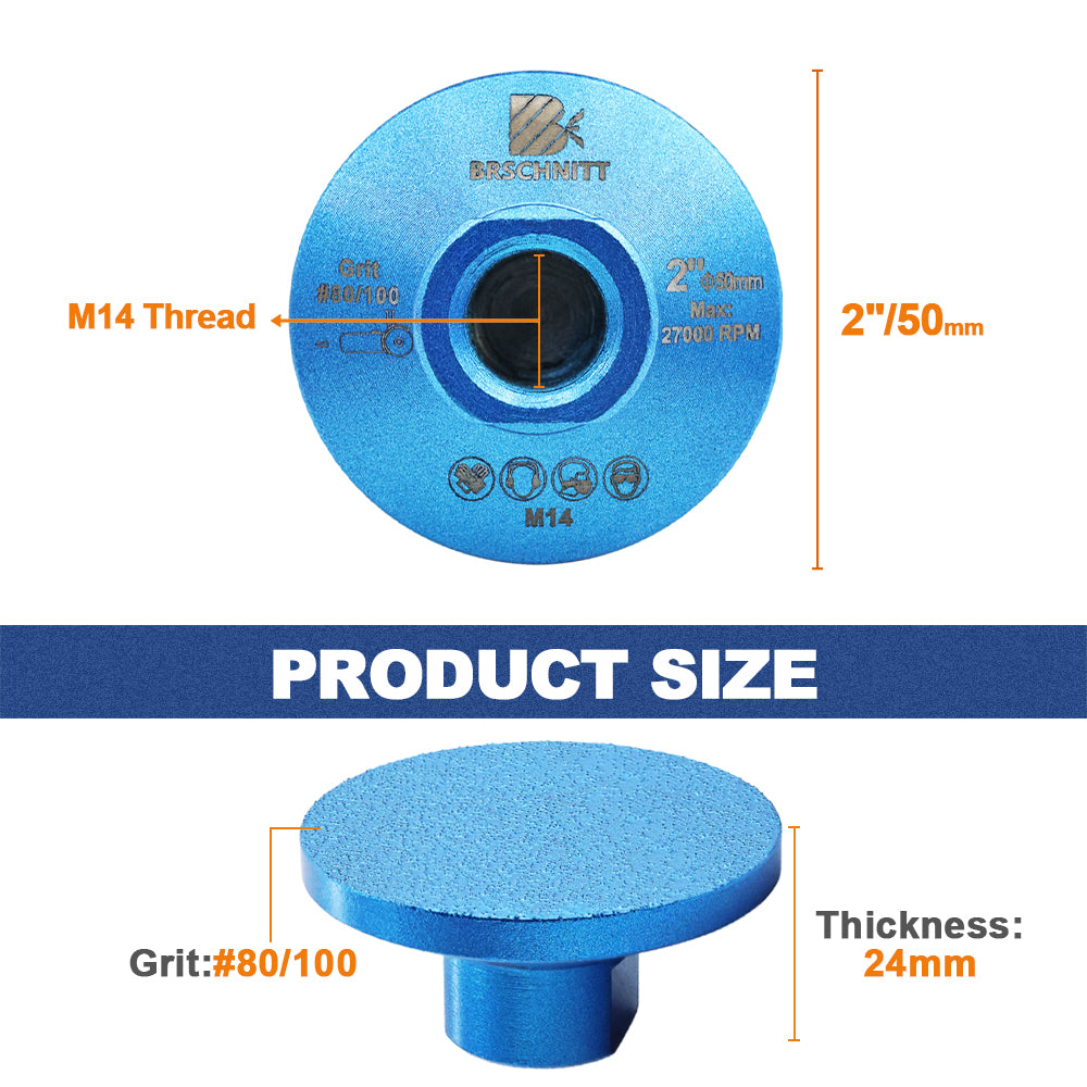 BRSCHNITT 1pc Diamond Flat Grinding Wheel For Rough Grinding Levelling Marble Quartz stone Granite Cobblestone Grinding Disc