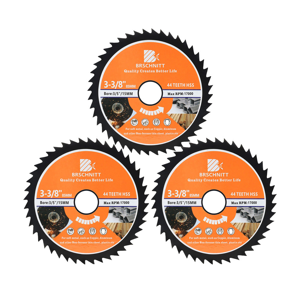 Lame de scie circulaire à métaux HSS BRSCHNITT 85 mm pour Spofter Metal et Cooper