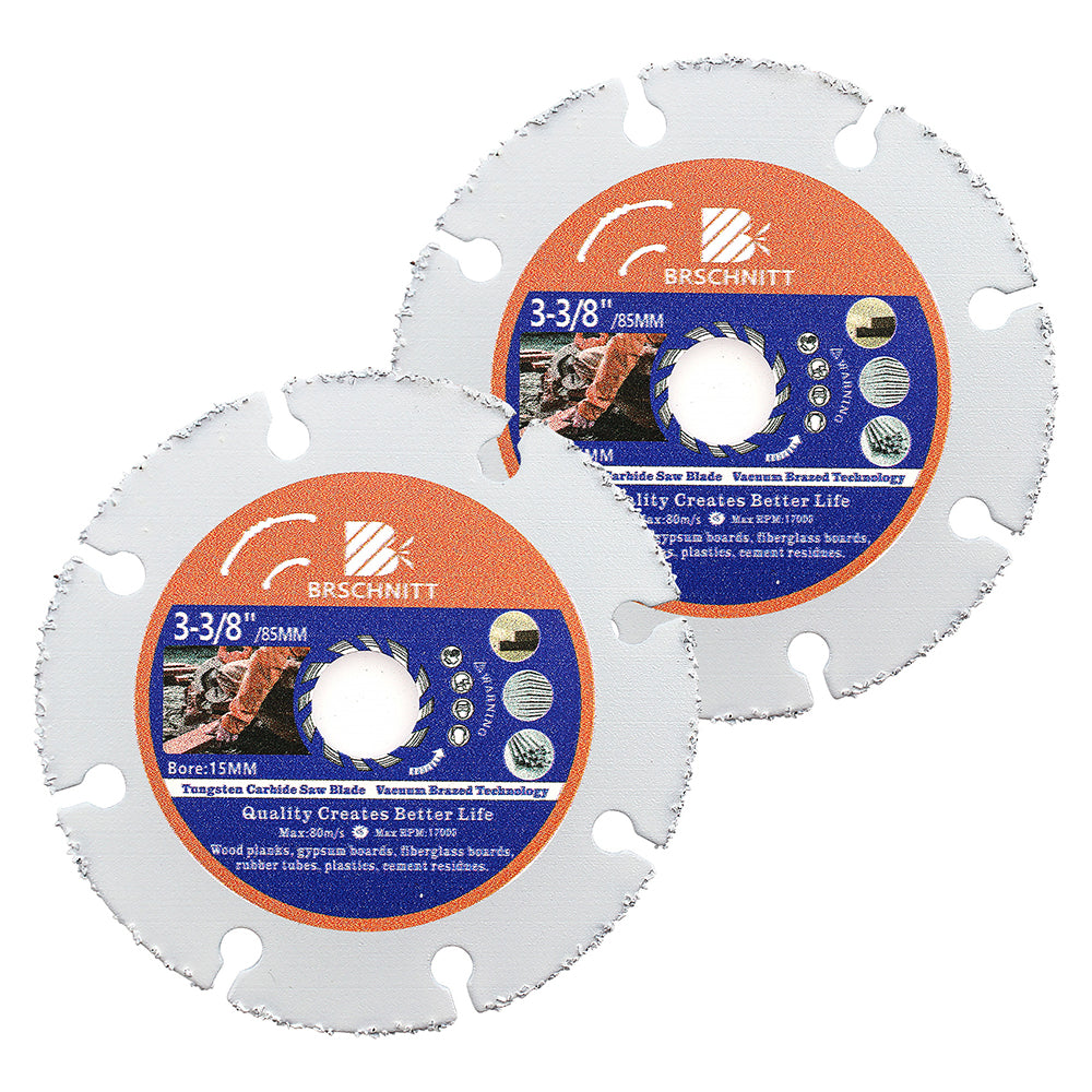 BRSCHNITT Diamond Wood Cutting Disc 75-125mm for Wood Laminate Gypsum Board Plastic Vacuum Brazed