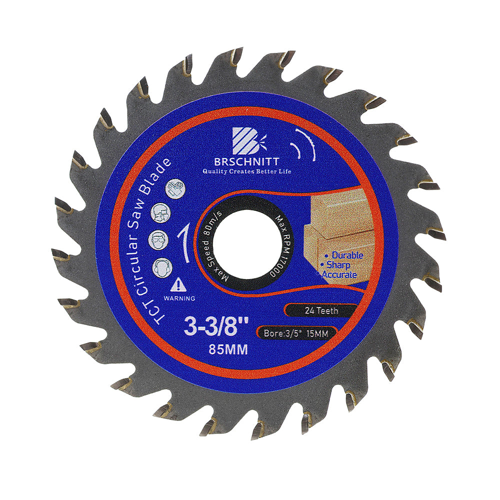 Lame de scie TCT 3'' pour la découpe au carbure de bois, de plastique et de PVC