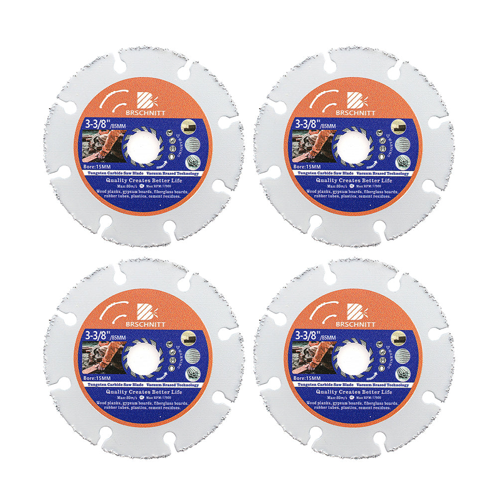 BRSCHNITT Diamond Wood Cutting Disc 75-125mm for Wood Laminate Gypsum Board Plastic Vacuum Brazed