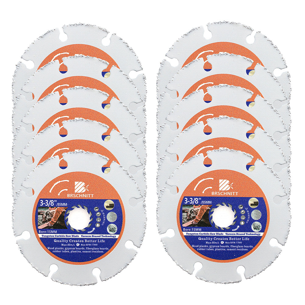 BRSCHNITT Diamond Wood Cutting Disc 75-125mm for Wood Laminate Gypsum Board Plastic Vacuum Brazed