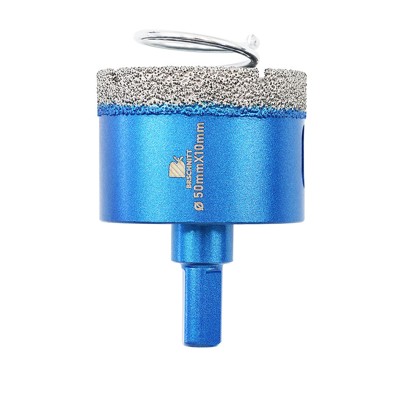 BRSCHNITT  1pc 20-65mm  Triangle Shank Diamond Hole Saw Diamond Core Drill Bits Set for Ceramic Tile Marble Granite Drilling Diamond Core Drill Bits