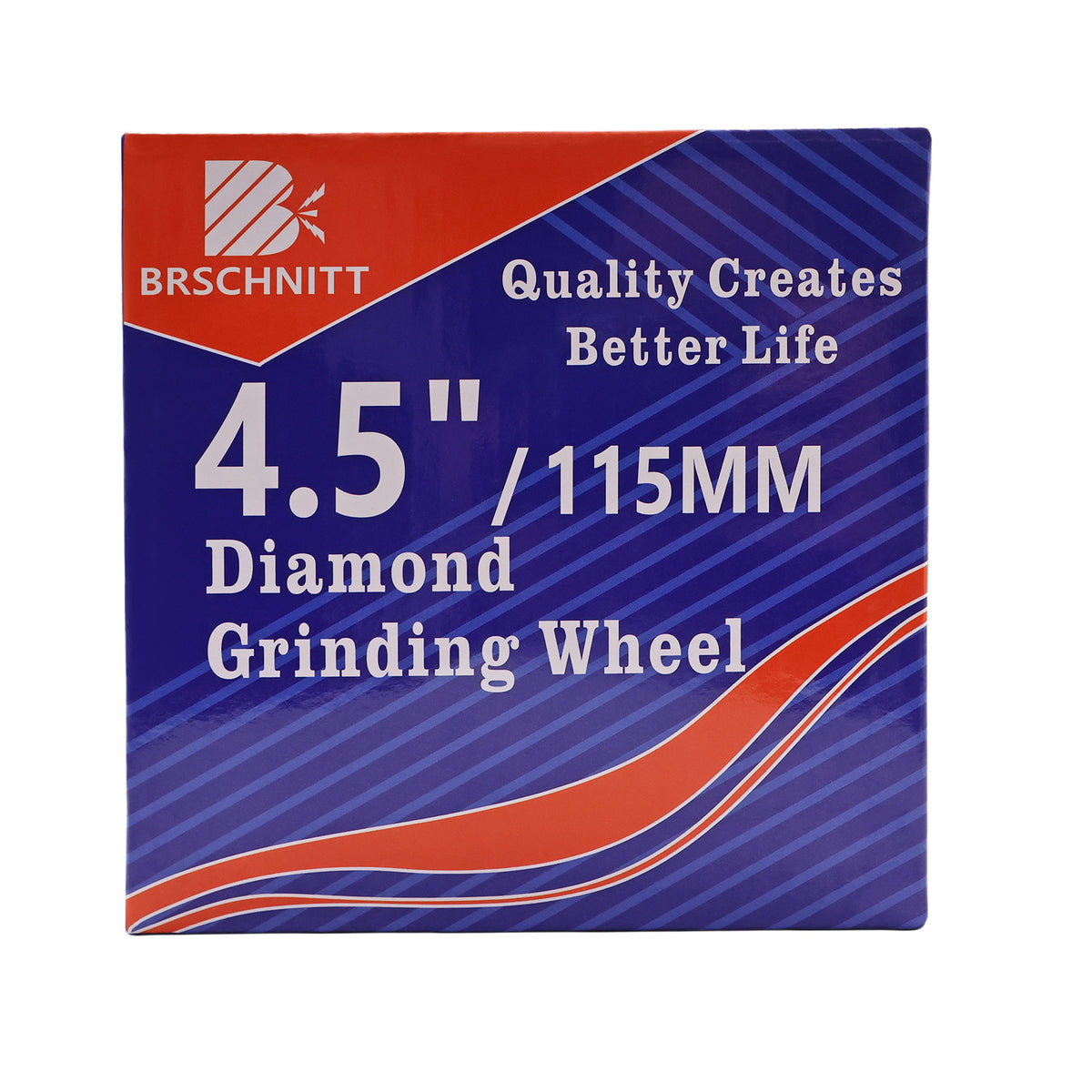 BRSCHNITT Sintered Cyclone Diamond Grinding Wheel 115mm for Concrete Masonry Granite Marble