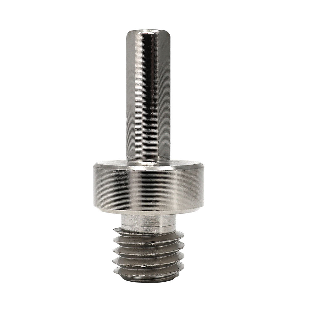 BRSCHNITT Diamant-Bohrkernbohrer-Adapter, 5/8"-11 Außengewinde auf 3/8 Dreieckschaft, guter Qualitätsstahl