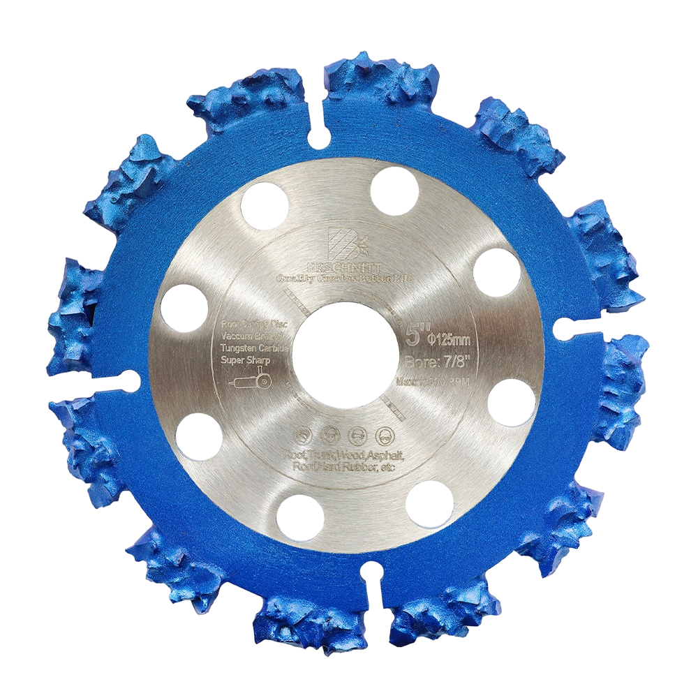BRSCHNITT Dry Use Tungsten Carbide Multi Wheel 125-230mm for Wood Root Trunk Plastic Hard Rubber Cutting