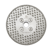 BRSCHNITT Diamant-Schleifscheibe, einseitig galvanisiert, 1 Stück, Durchmesser 115 mm/125 mm, Sägeblatt für Granit, Marmor, Keramikfliesen, 5/8"-11 oder M14-Gewinde