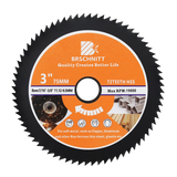 BRSCHNITT HSS Saw Blade Set 75mm Carbide Cutting Disc for Aluminum Copper Soft Metal