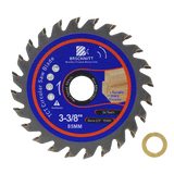 Lame de scie TCT BRSCHNITT 3-3/8'' pour la coupe au carbure du bois, du plastique et du PVC