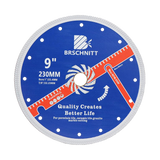 BRSCHNITT Dry & Wet Diamond X Mesh Turbo Cutting Disc 75-250mm for Ceramic Tile Marble Granite Hot Pressed