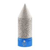 BRSCHNITT Diamant-Fasenfräser-Fingerbits, vakuumgelötet, 1 Stück, Durchmesser 20/25/35/50 mm, Formfräsen, Vergrößern von Fasenlöchern, Keramikfliesen, Granit