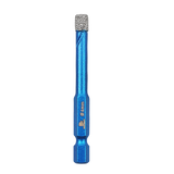 BRSCHNITT Quick-Fit Shank Diamond Dry Core Drill Bit 6-16mm for Ceramic Tile Granite Marble Vacuum Brazed