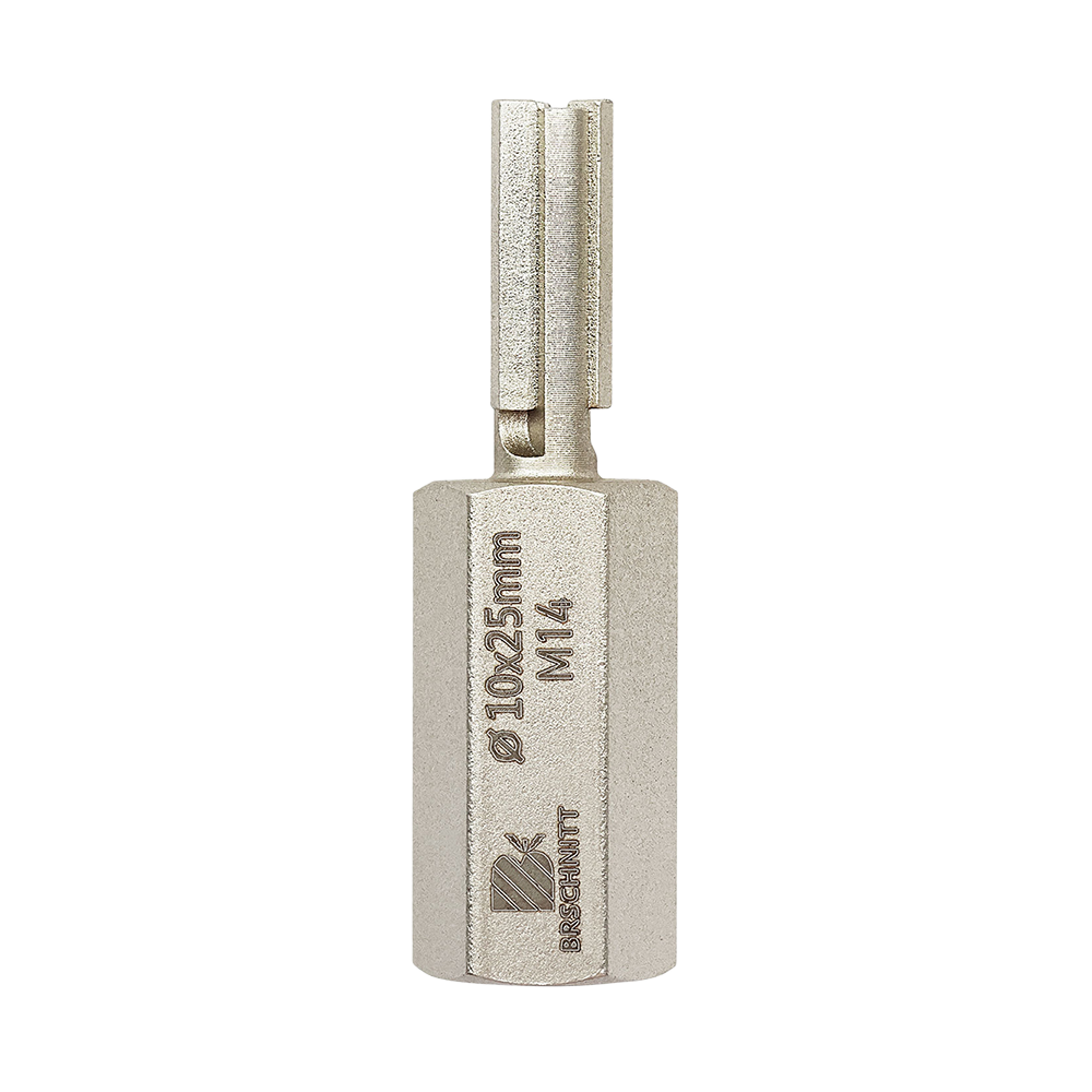 BRSCHNITT M14 & 5/8"-11 Carbide Mortar Raking Bit 10mm for Angle Grinder Brick Joint Removal