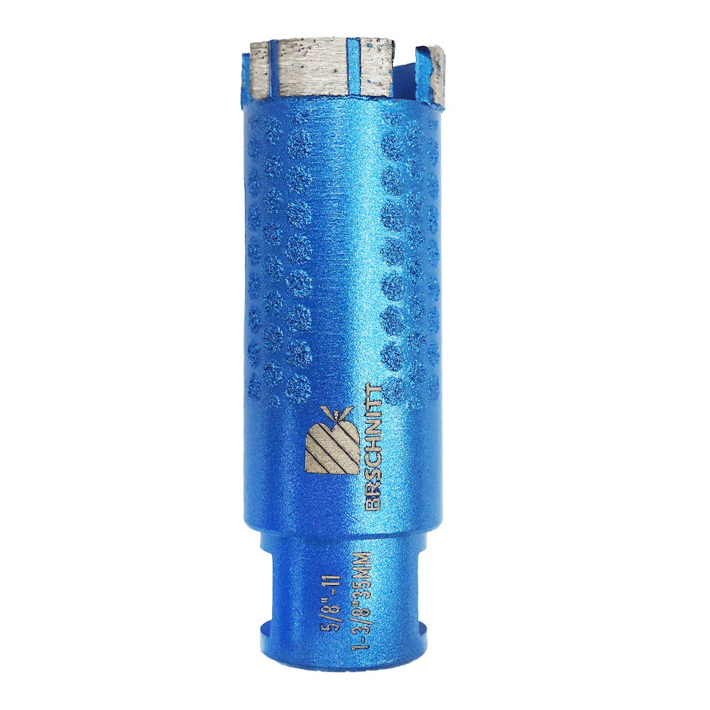 Forets diamantés soudés BRSCHNITT (1 ou 2 pièces) de diamètre 6 à 102 mm pour perçage de granit dur, marbre, pierre, béton, scie cloche, filetage 5/8"-11 