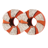 BRSCHNITT M14 & 5/8"-11 Diamond Grinding Wheel Cleaning Disc 2pcs 35-58mm for Stone Marble Concrete